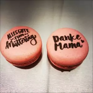 Bedruckte Macarons