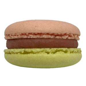 Macaron Sorte: Erdbeer-Rhabarber Macaron