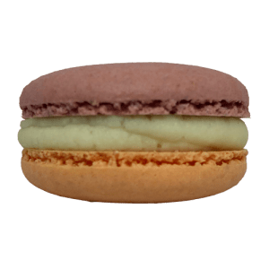 Macaron Sorte: Honigmelone-Blaubeere Macaron